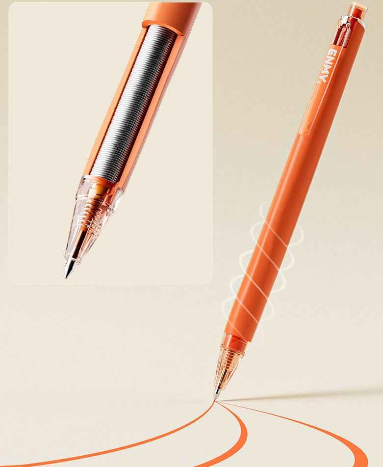 ENMY Rainbow Acrylic Ink Retractable Fineliner Pen Set – 0.7mm, 6 Colors