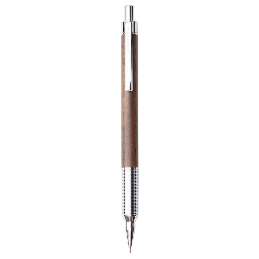 Luddite EVERDRAW Wood Ballpoint Pen 0.8mm Silver Cherry Wood