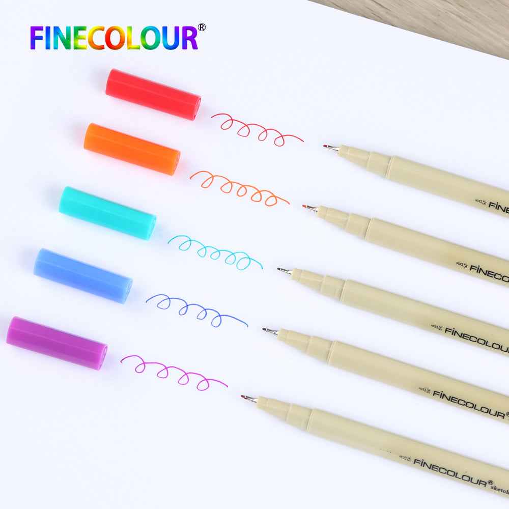 FINECOLOUR EF300 Colored Fineliner Set of 24