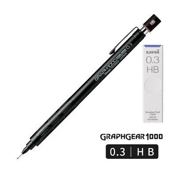 Pentel Graph 1000 FOR PRO Mechanical Pencil with Leads 0.3mm