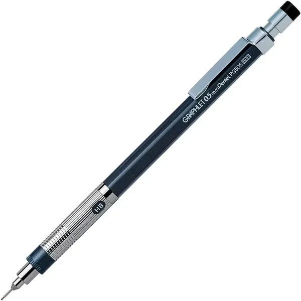 Pentel Graphlet Mechanical Pencil 0.3/0.4/0.5/0.7/0.9mm 0.5mm