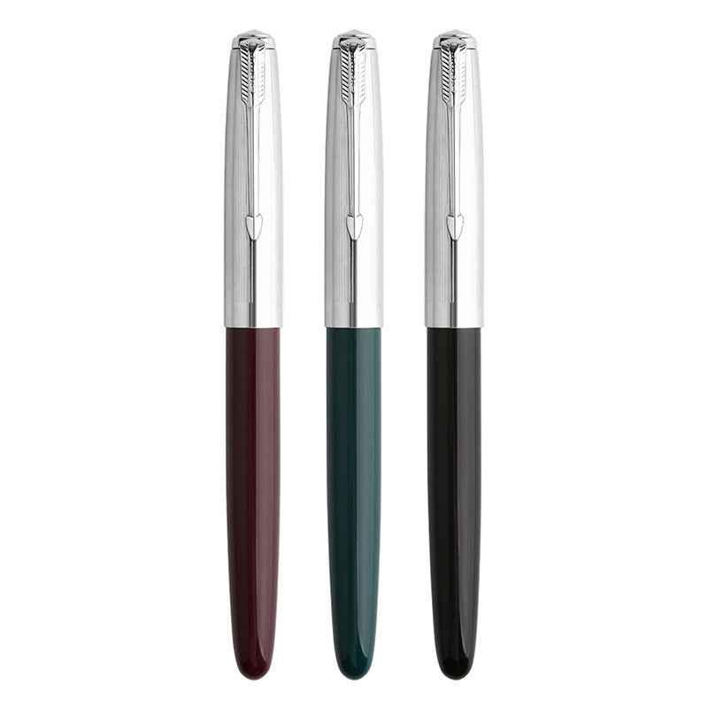 Hero 616 Classic Fountain Pens,3 Colors Pack Silver