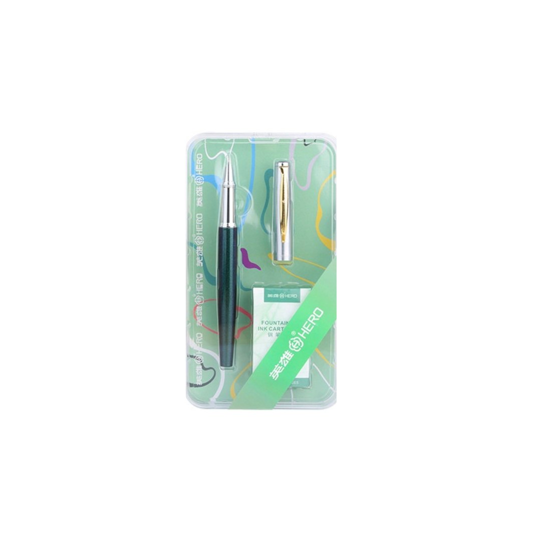 Hero Starry Sky Ink Cartridge Pen Set Black