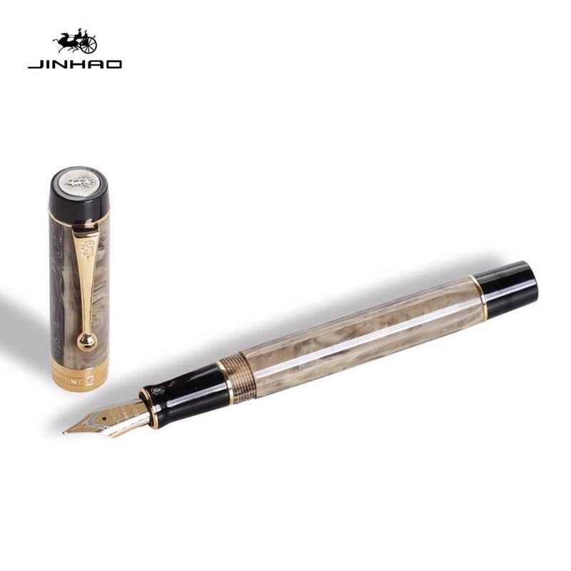 Jinhao Century 100 Classic Fountain Pen with Converter Gold Marble
