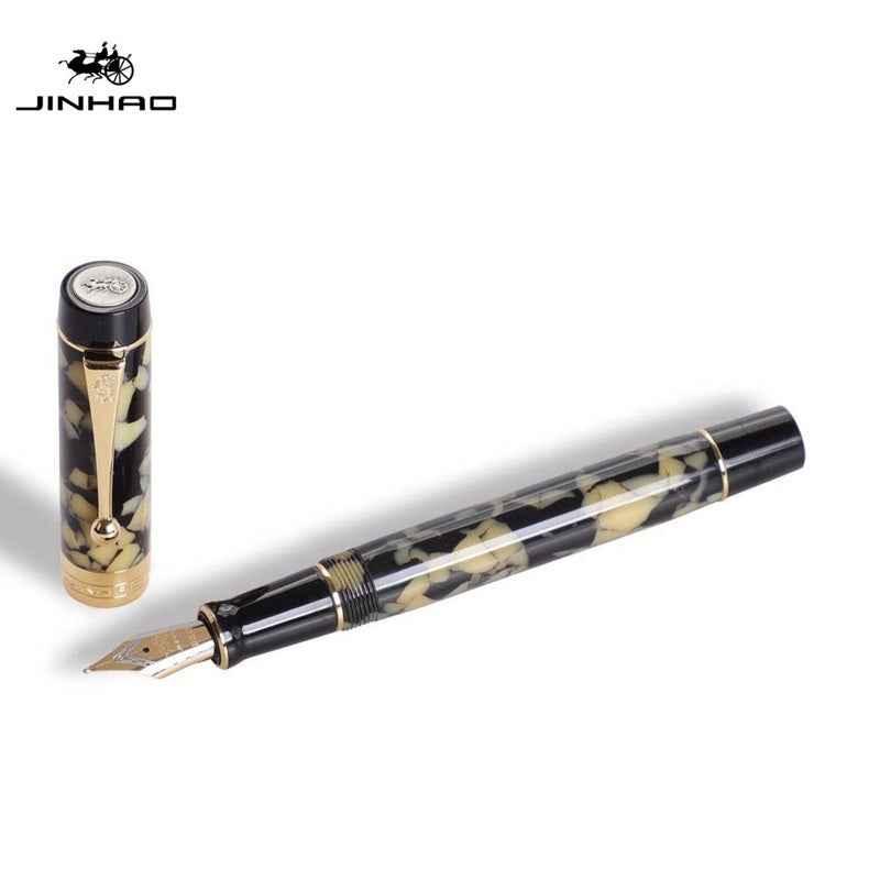 Jinhao Century 100 Classic Fountain Pen with Converter Black Marble