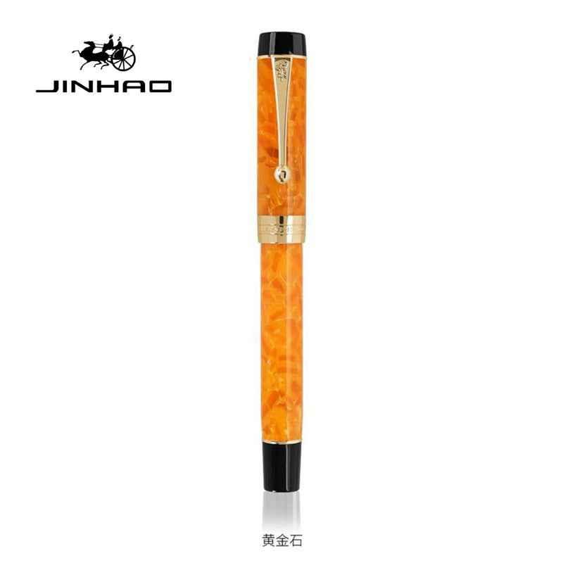 Jinhao Century 100 Classic Fountain Pen with Converter Orange Marble