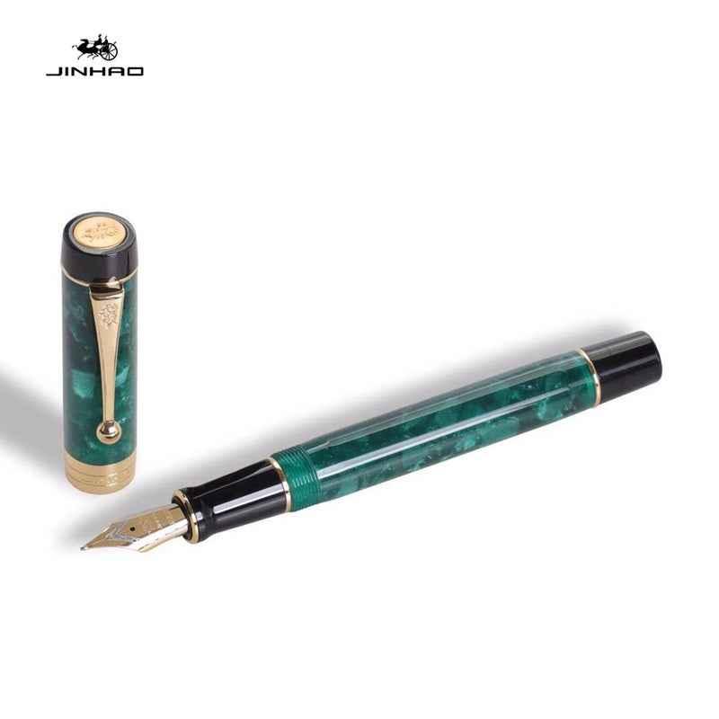 Jinhao Century 100 Classic Fountain Pen with Converter Dark Green