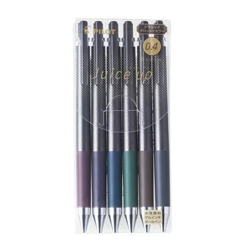 Pilot Juice Up Gel Ink Pen Glossy 6 Color Set 0.4mm