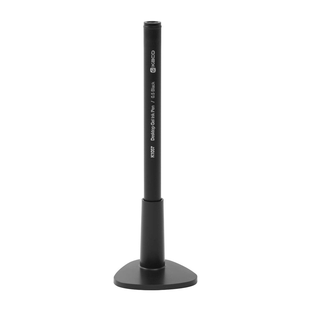 Kaco Jumbo Desktop Gel Ink Pen 0.5mm Black Black