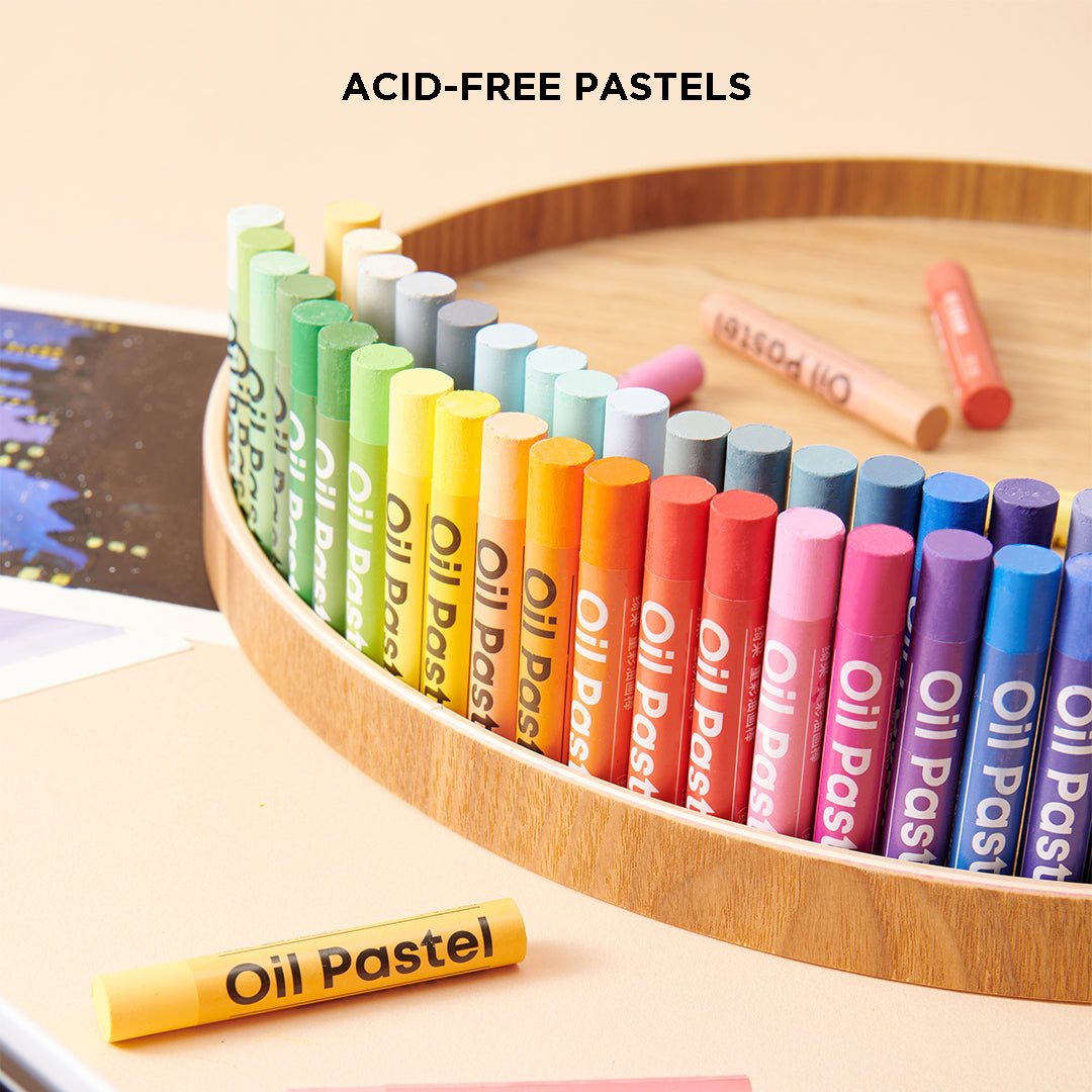Kalor Oil Pastels Crayons - Pack of 24 and 48 Colors