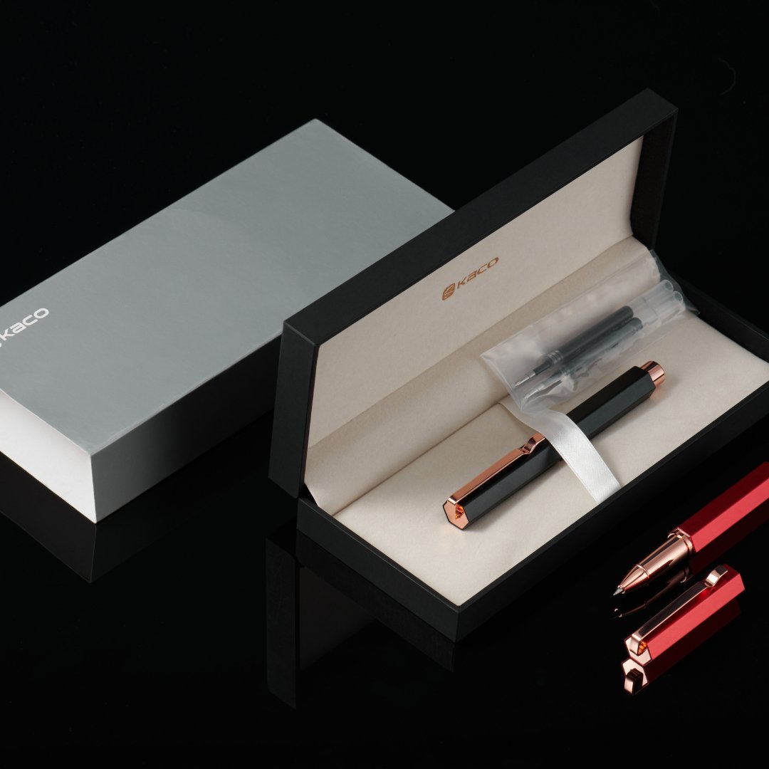Kaco Luxo Fountain Pen Black
