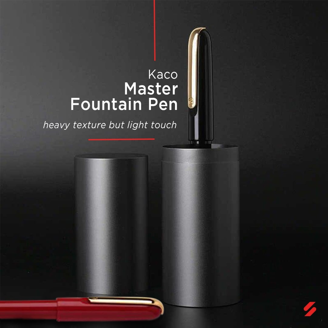 Kaco Master Fountain Pen Extra Fine FireBrick