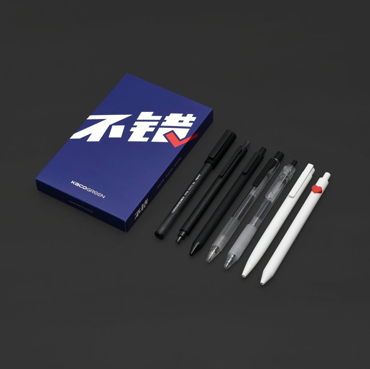 Kaco Right Choice Set-Set of 7 Gel Pens