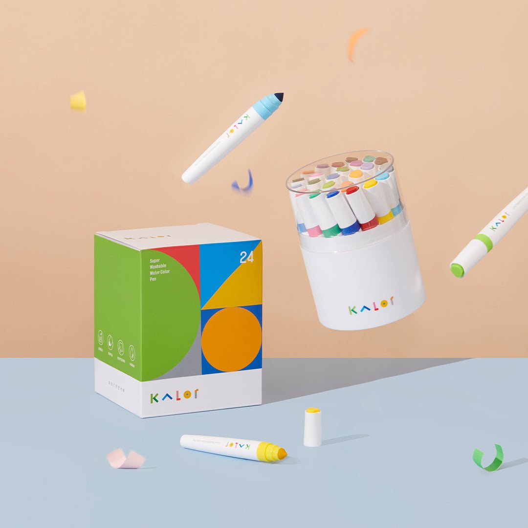 Kalor Washable Marker Pen 24 Colors for Kids
