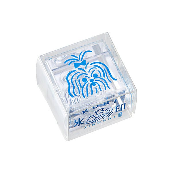 KING JIM Kori Jirushi Ice Cube Stamp Small HITOTOKI Yorkshire Terrier
