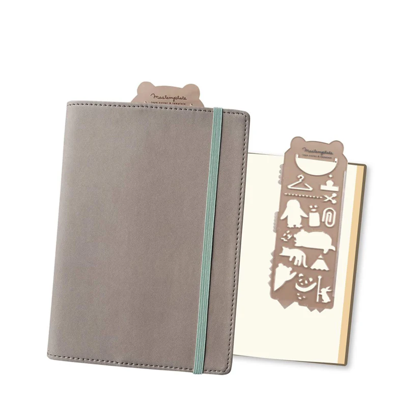 Kutsuwa Mastemplate Washi Tape Cutter &amp; Stencil