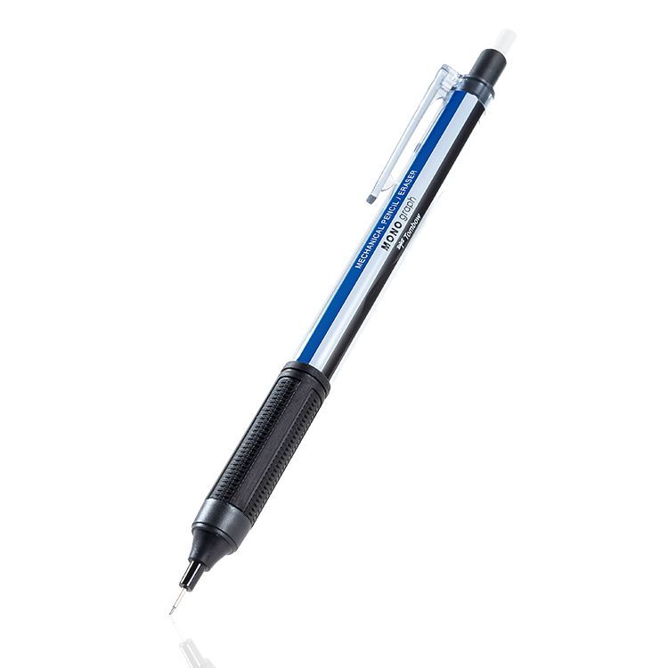 Tombow Mono Graph Lite Mechanical Pencil with Eraser - 0.3 mm Tri-color