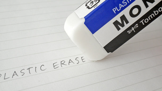 Tombow MONO Classic Plastic Eraser PE-01A 5 Pack