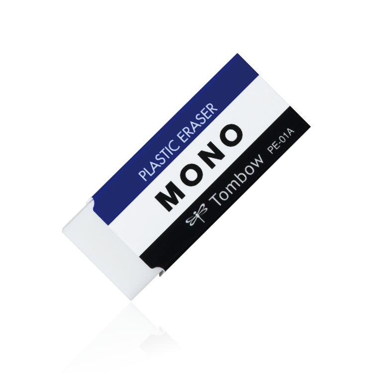 Tombow MONO Classic Plastic Eraser PE-01A 5 Pack