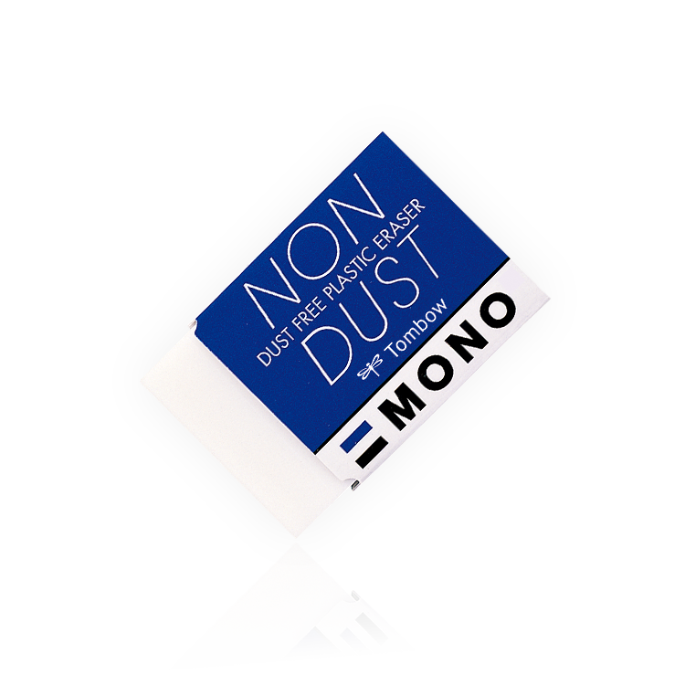 Tombow Non Dust Plastic Eraser 2 Pack