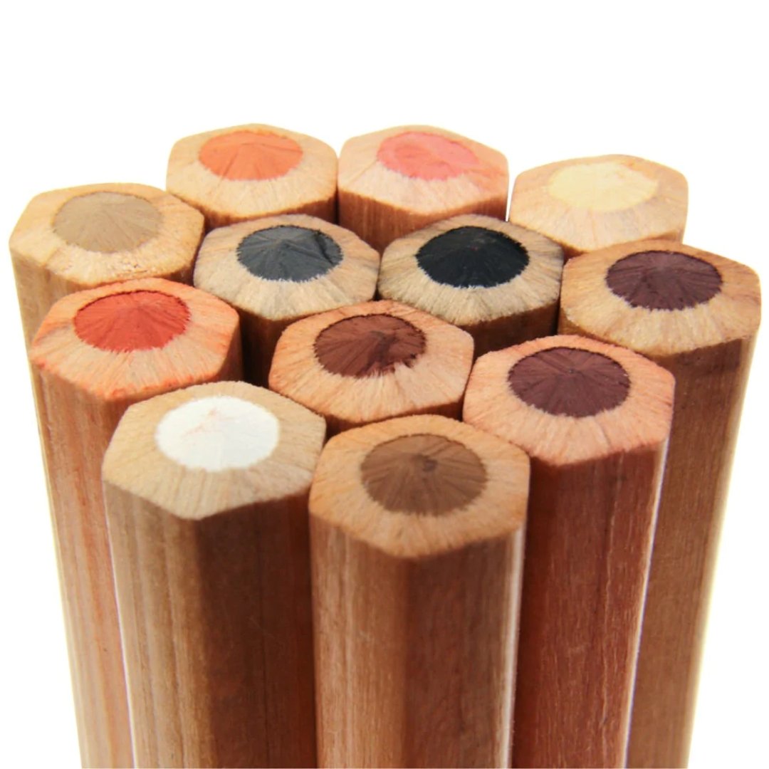 Mont Marte Skin Tints Pastel Pencils Pack Of 12