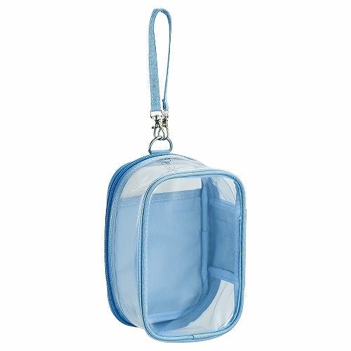 LIHIT LAB myfa Decoration Box Pouch Storage Case for Small Plush Toys Powder Blue