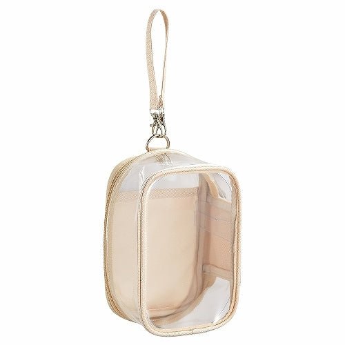 LIHIT LAB myfa Decoration Box Pouch Storage Case for Small Plush Toys Chiffon Beige
