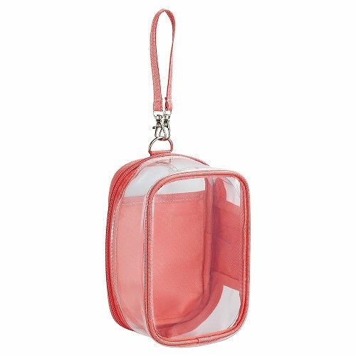LIHIT LAB myfa Decoration Box Pouch Storage Case for Small Plush Toys Coral Red
