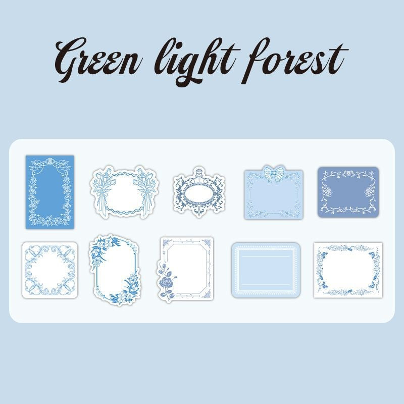 120-Piece Embossed Notes Paper Set for Journaling Scrapbooking