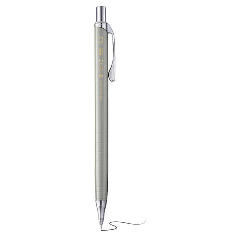 Pentel Orenz Mechanical Pencil 0.2mm Moon Grey