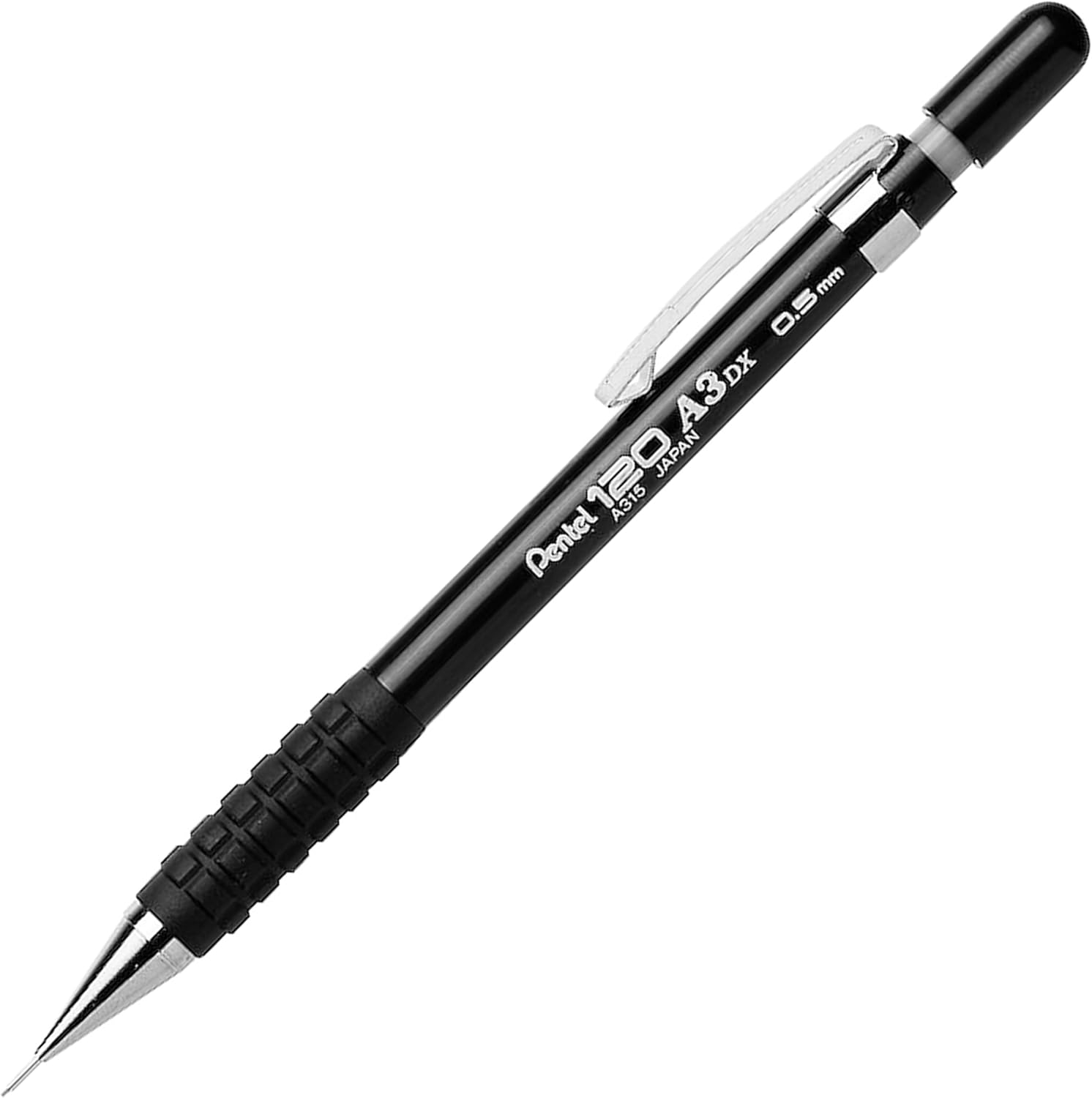 Pentel 120 A3DX Mechanical Pencil 0.3mm/0.5mm/0.7mm/0.9mm 0.5mm