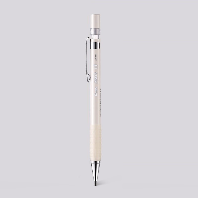 Pentel Amain Mechanical Pencil - 1.3 mm -AM13 White