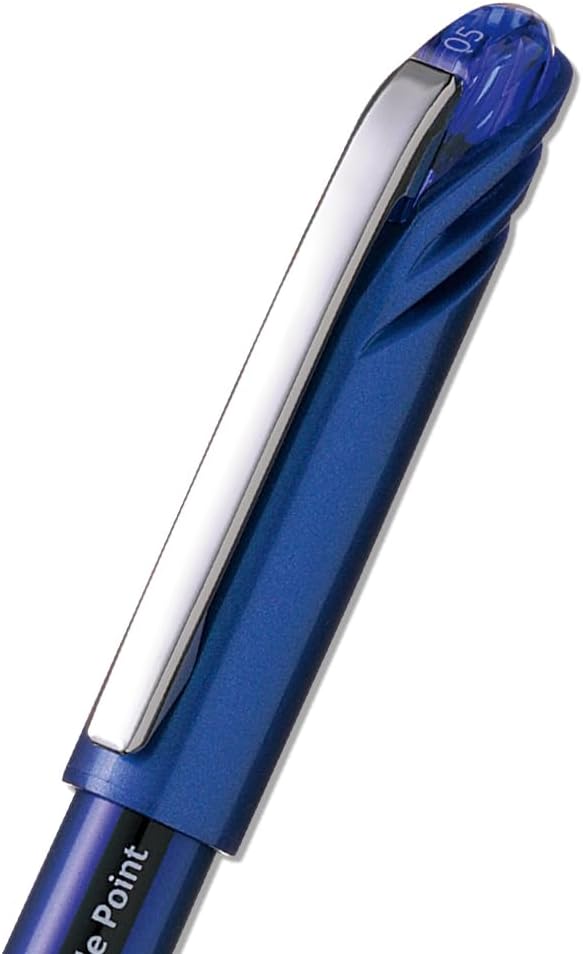 Pentel EnerGel Gel Ink Pen 0.5mm Fine Point Needle Tip,12 Pack