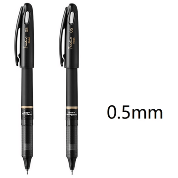 Pentel EnerGel Tradio Gel Ink Pen, (0.5mm),Needle Tip,Black Ink,2 Pack