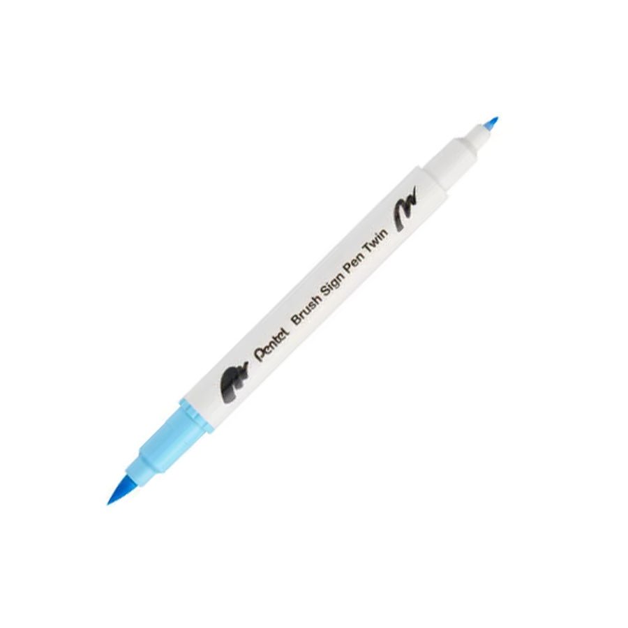 Pentel SESW30C Brush Sign Pen Twin, 12/18/24/30 Colour Set