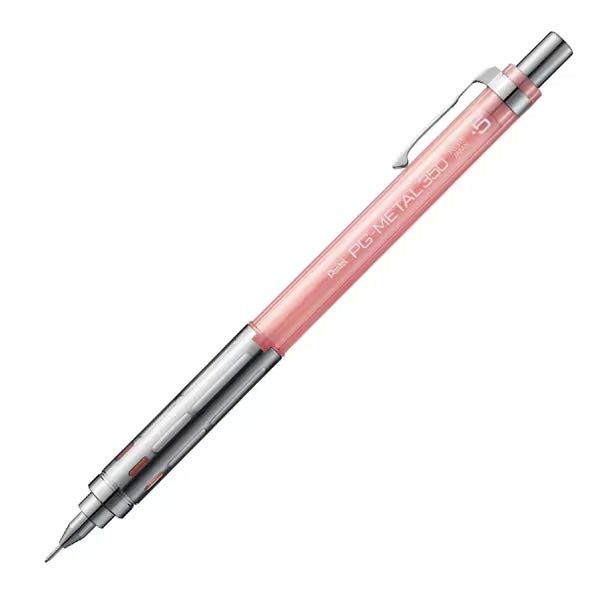 Pentel PG-METAL 350 Mechanical Pencil 0.3mm/0.5mm 0.5mm Pink