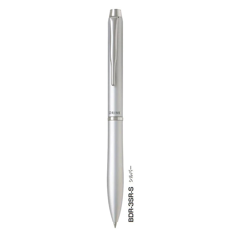 Pilot Acro Drive Hybrid Ballpoint Pen - 0.7 mm Silver