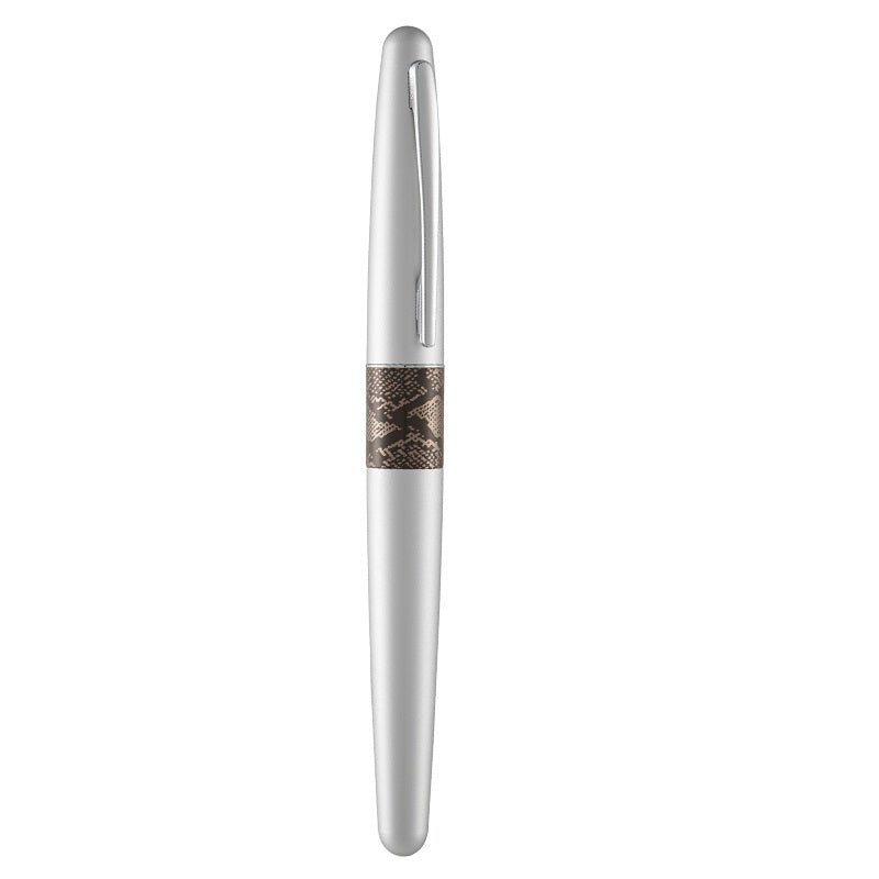 Pilot Metropolitan Animal Fountain Pens 88G Metal Body Silver Python
