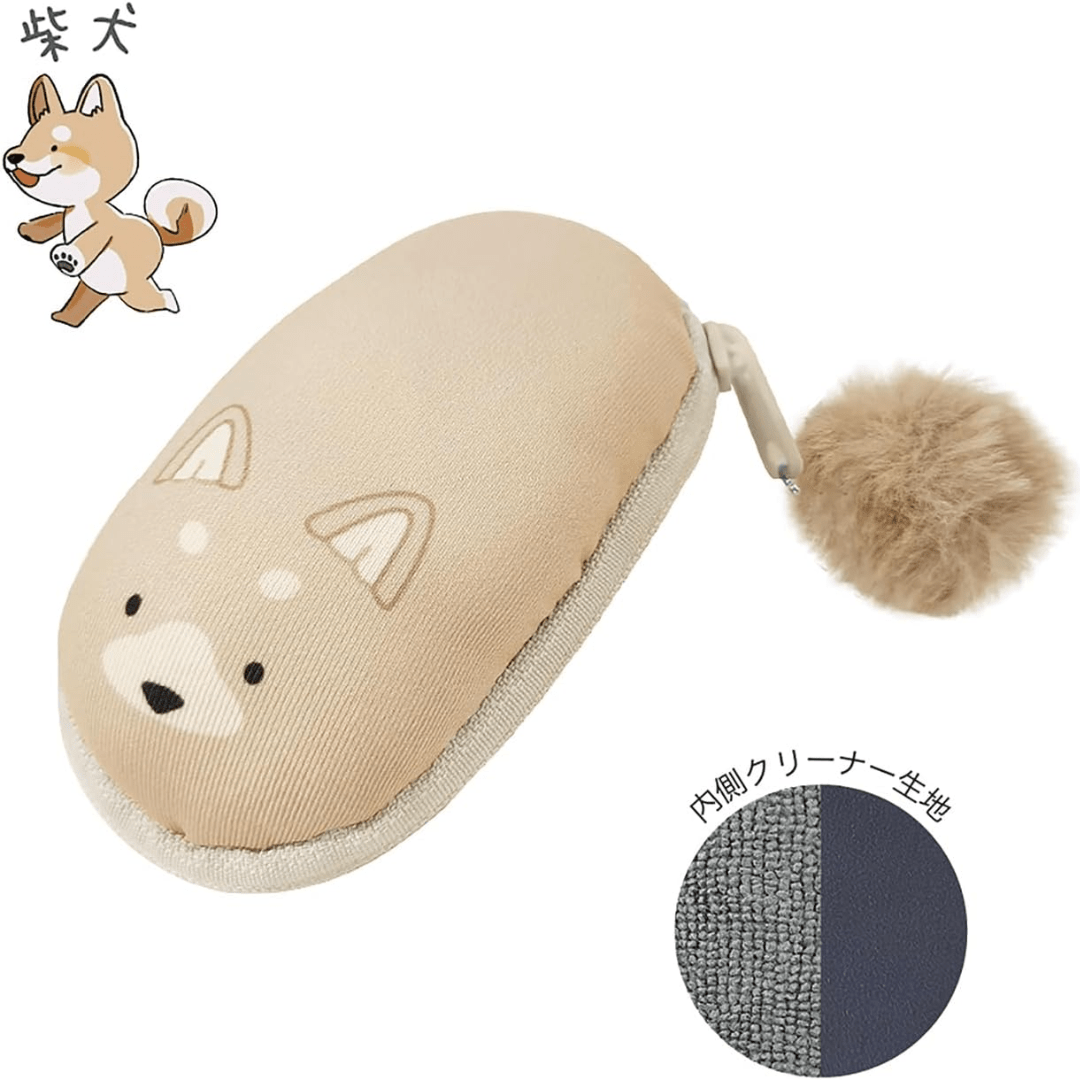 Kutsuwa Rilala Mini One-Hand Wrist Rest & Screen Cleaner Shiba Inu