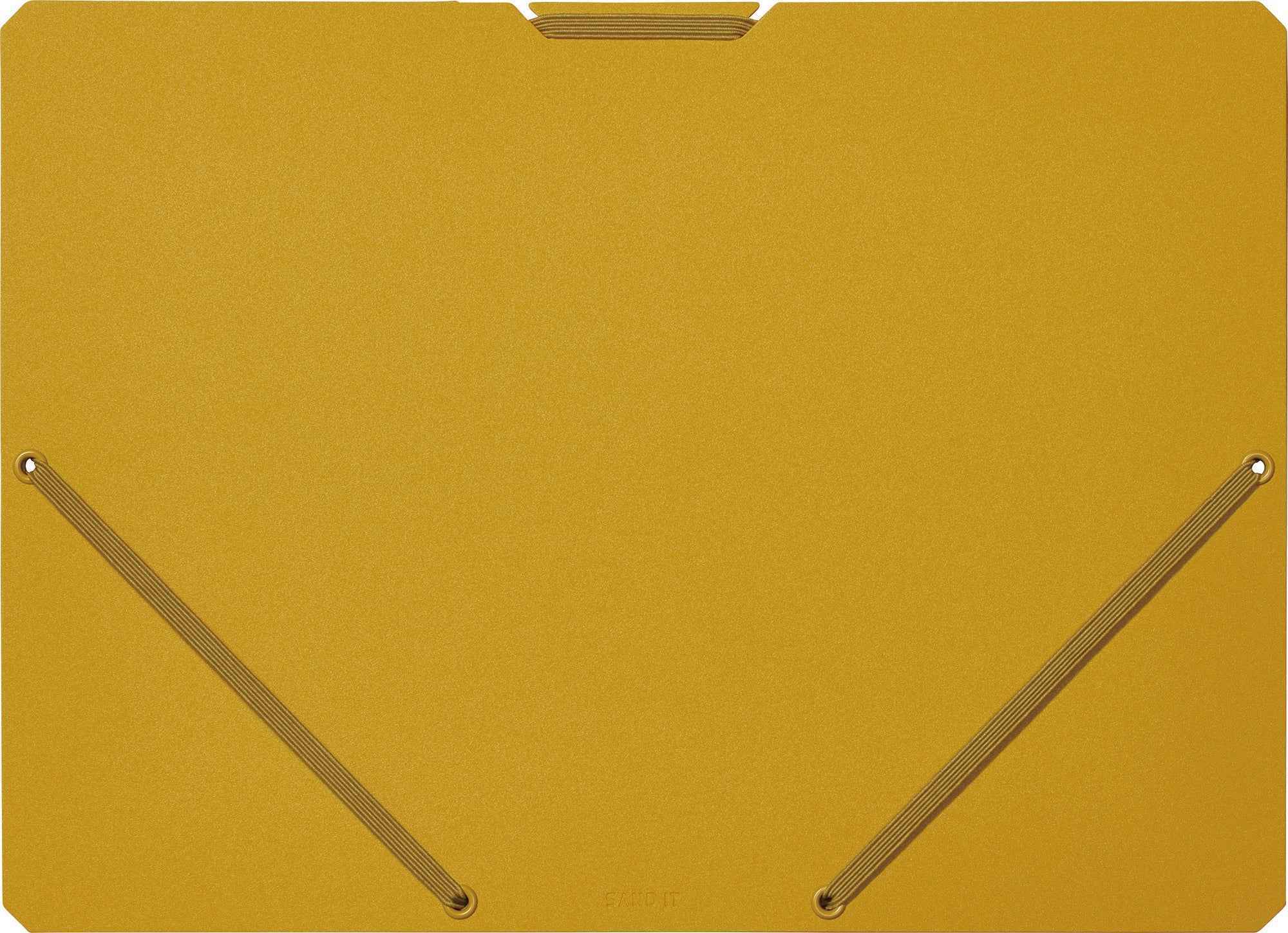 KING JIM "SAND IT" Document File Holder 2582 A4 Size Yellow