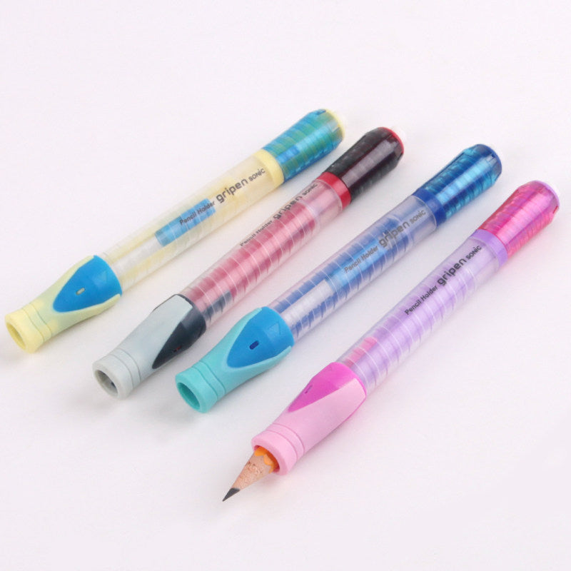 SONIC Rotating Adjustable Pencil Grip & Extender with Eraser