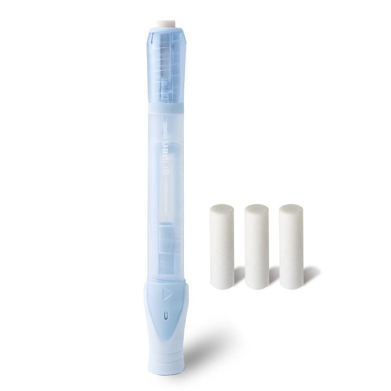 SONIC Rotating Adjustable Pencil Grip & Extender with Eraser Light Blue