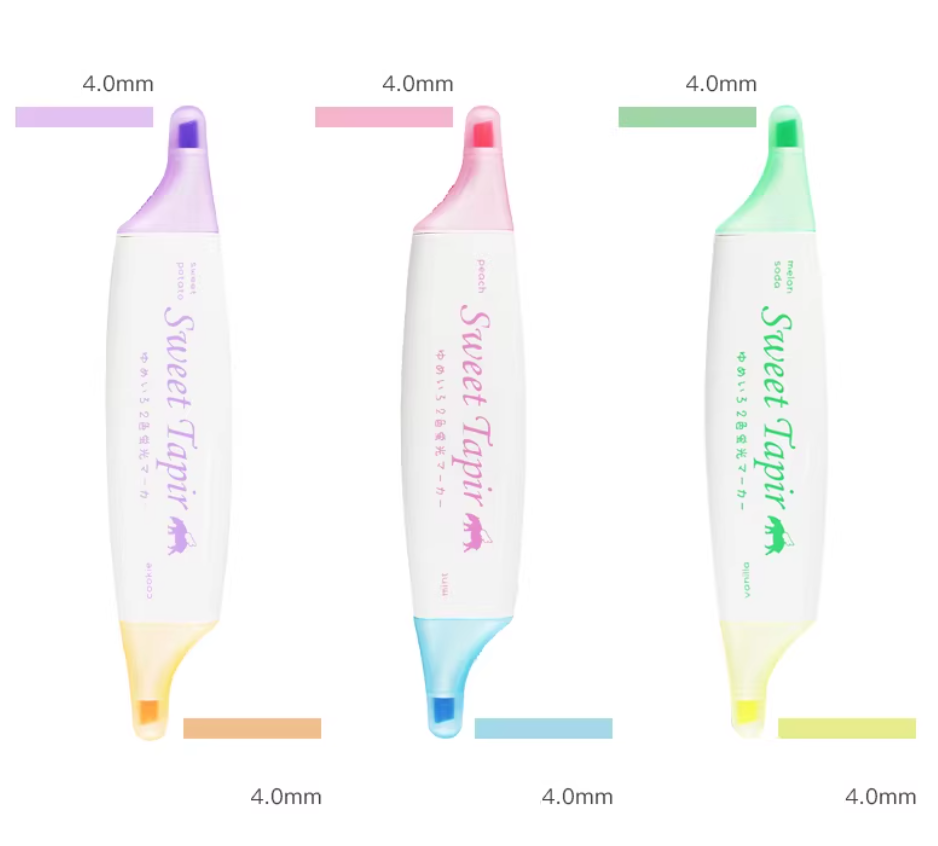 Epoch Chemical Sweet Tapir Scented Twin Highlighter 3 Pack