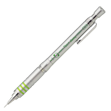Zebra Tect 2 Way Mechanical Pencil 0.3mm Silver