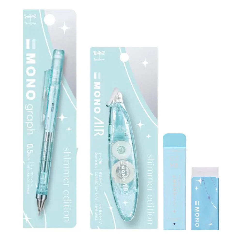Tombow MONO Shimmer Edition Set of 4 [Limited] Light Green