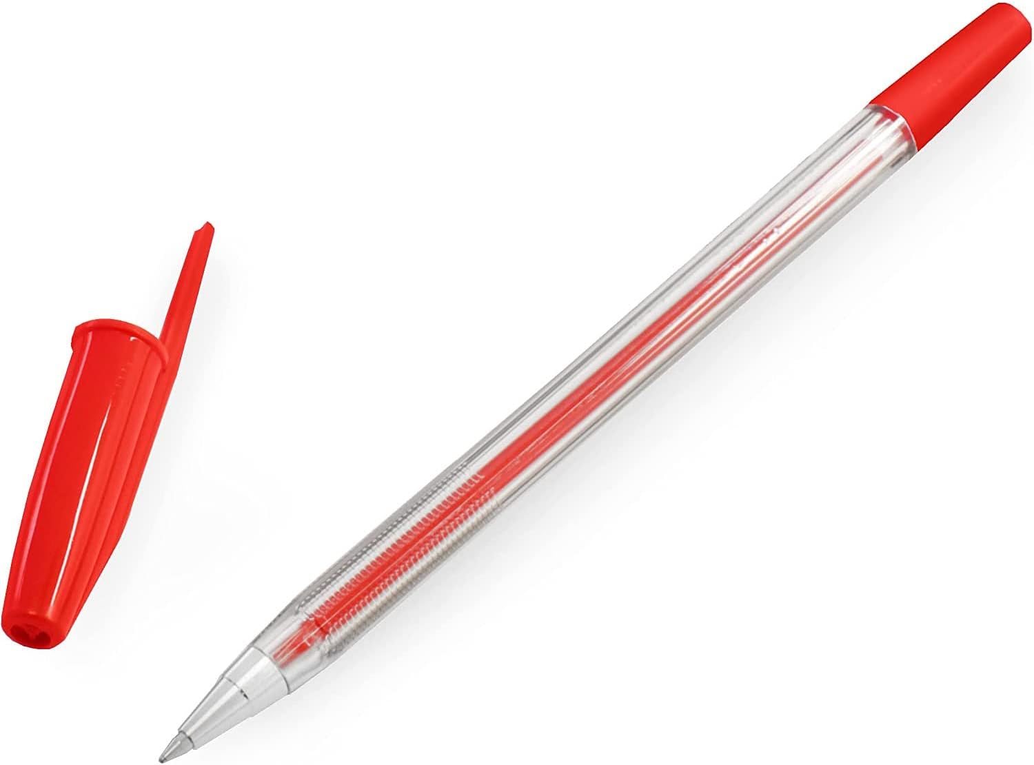 uni SA-S Stick Ballpoint Pen - 0.7mm - Black/Red/Blue Ink - Pack of 12
