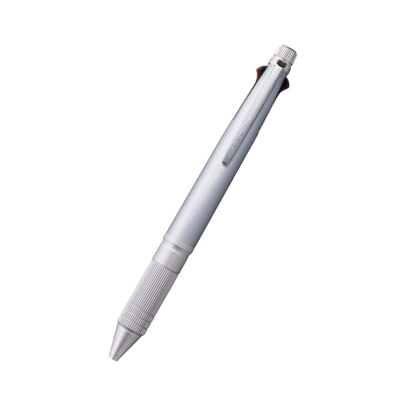 Uni Jetstream 4&1 Metal 0.5 mm Ballpoint Multifunctional Pen Ice Silver