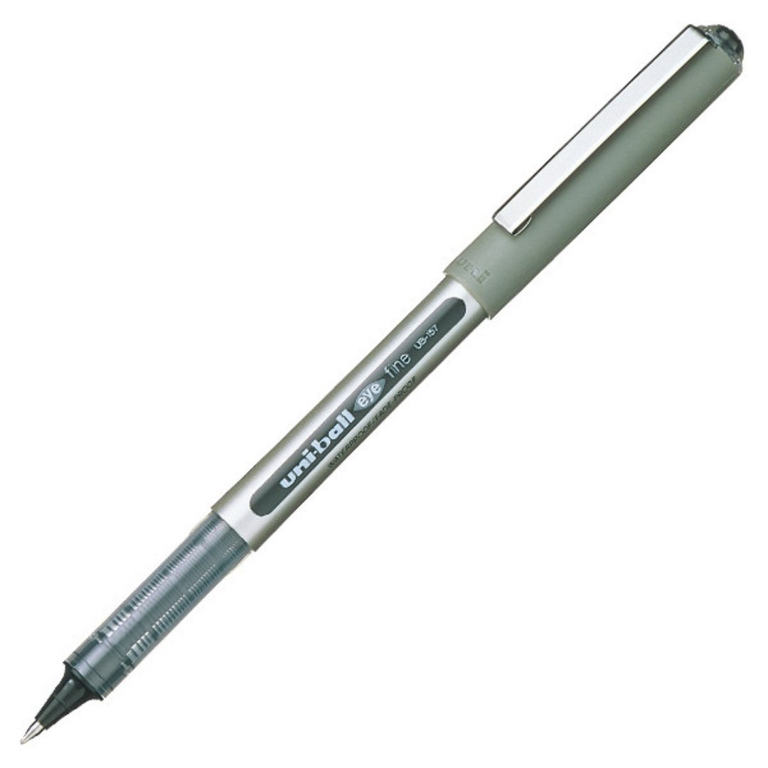 Uniball Eye Fine Gel Ink Roller Pen 0.7mm,Pack of 3 0.7mm Black