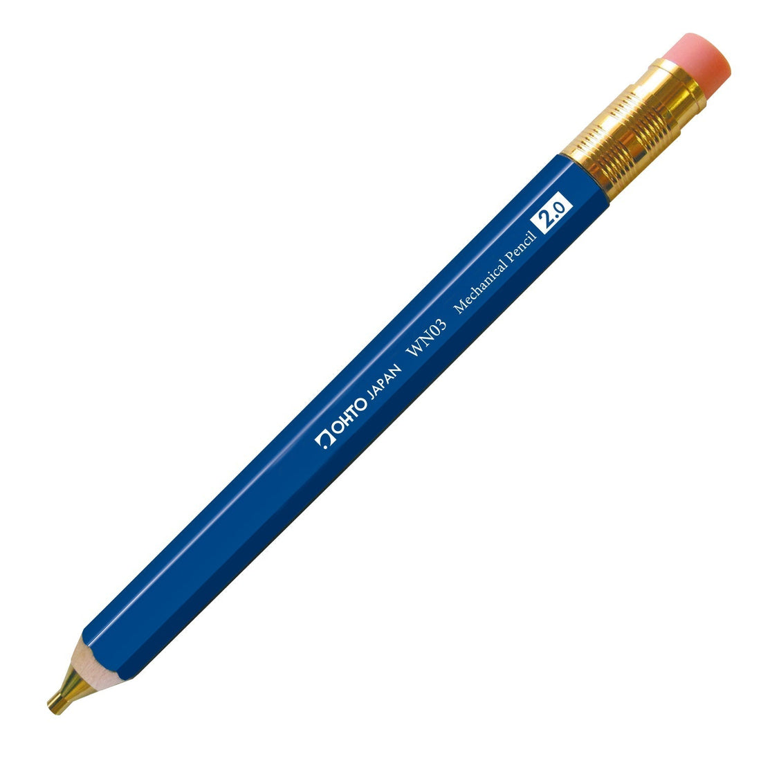 OHTO WN03 Wooden Pencil-Shaped Mechanical Pencil 2.0MM Yellow