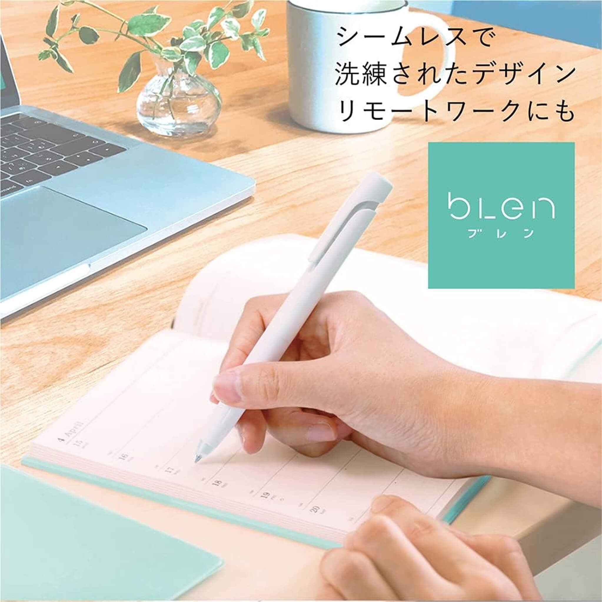 Zebra bLen Ballpoint Pen 0.5mm with 3 Gel Ink Refills